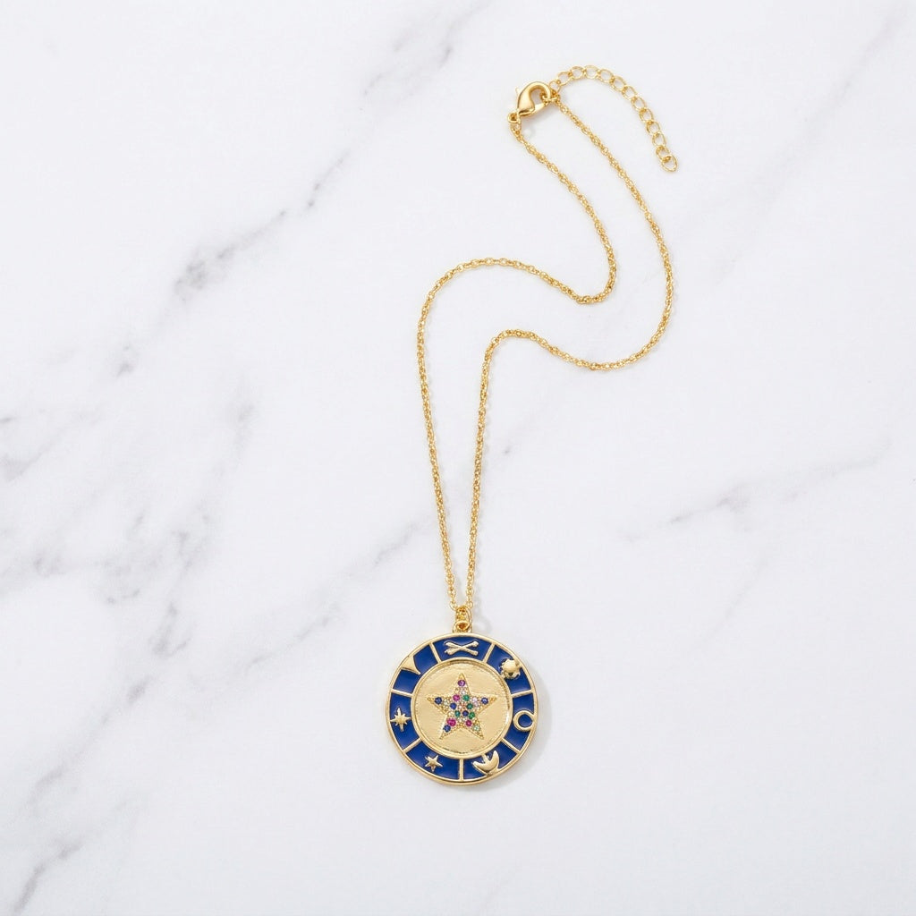 Celestial Mosaic Necklace