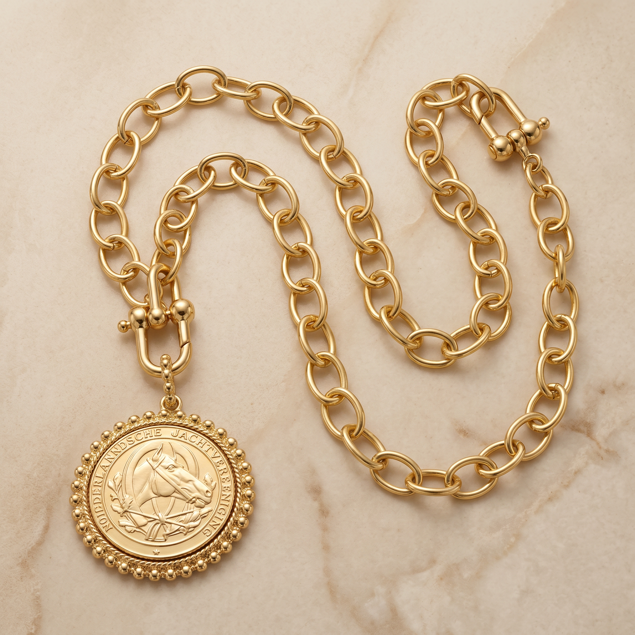 Soleil Medallion Necklace
