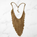 Golden Waterfall Necklace