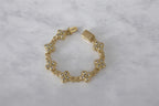 Golden Blossom Cluster Bracelet