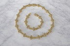 Golden Blossom Cluster Bracelet