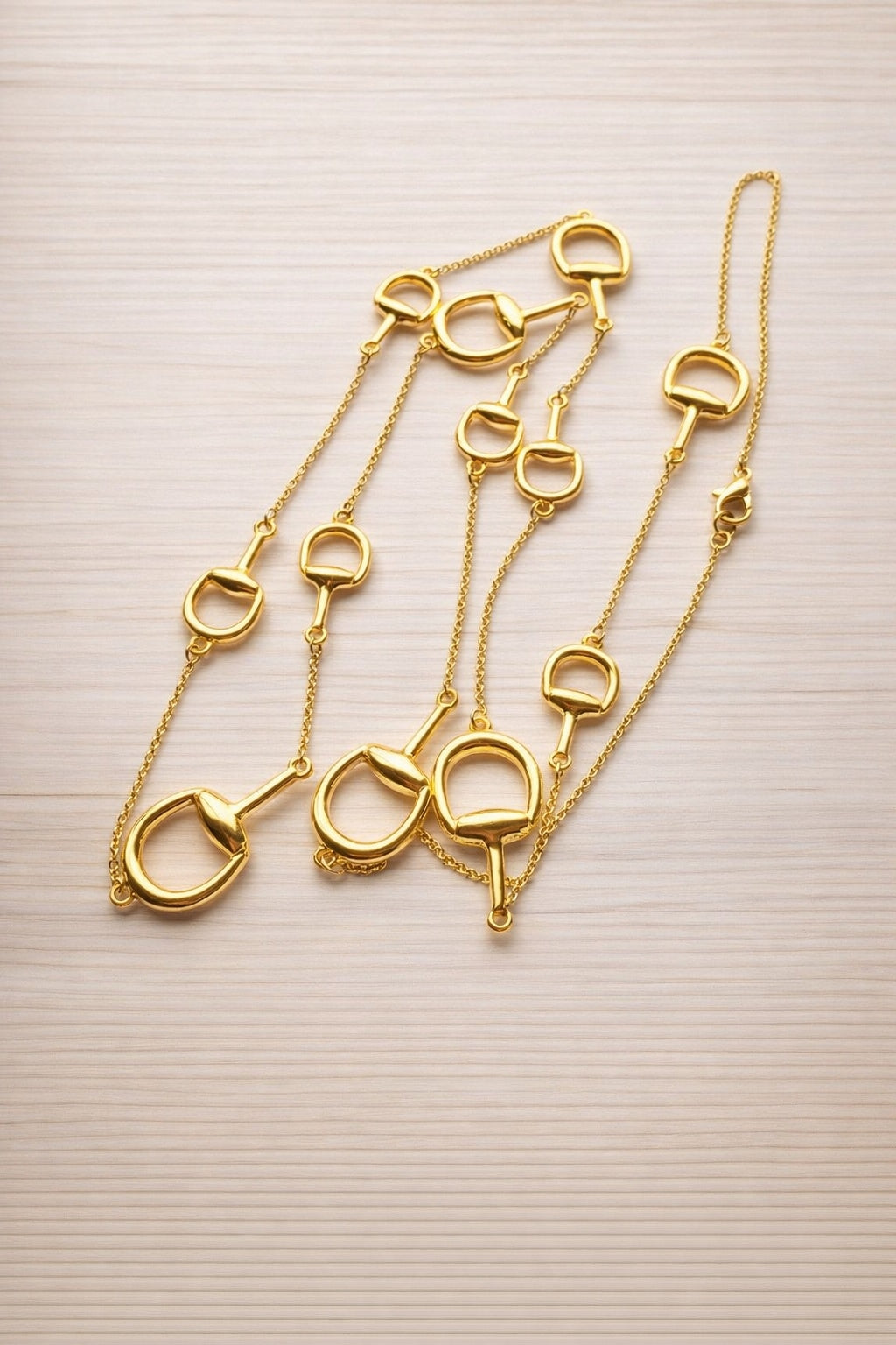 Royal Snaffle Graduating Bit Station Necklace