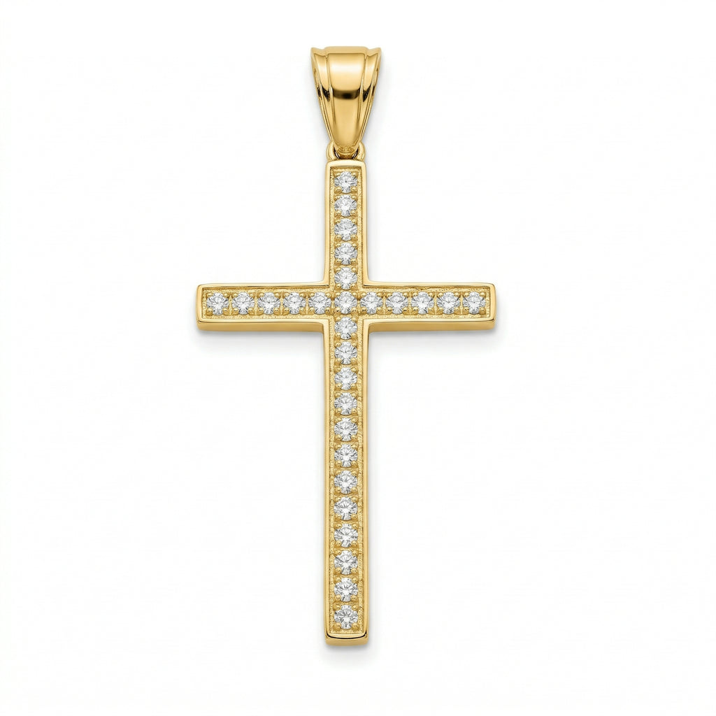 Eternal Light Pavé Cross Pendant