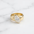 Golden Dewdrop Rings