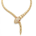 Ouroboros Snake Necklace  Symbol of Metamorphosis