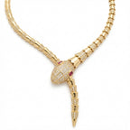 Ouroboros Snake Necklace  Symbol of Metamorphosis
