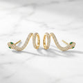Coil Serpentine Earrings