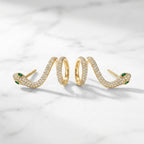 Coil Serpentine Earrings
