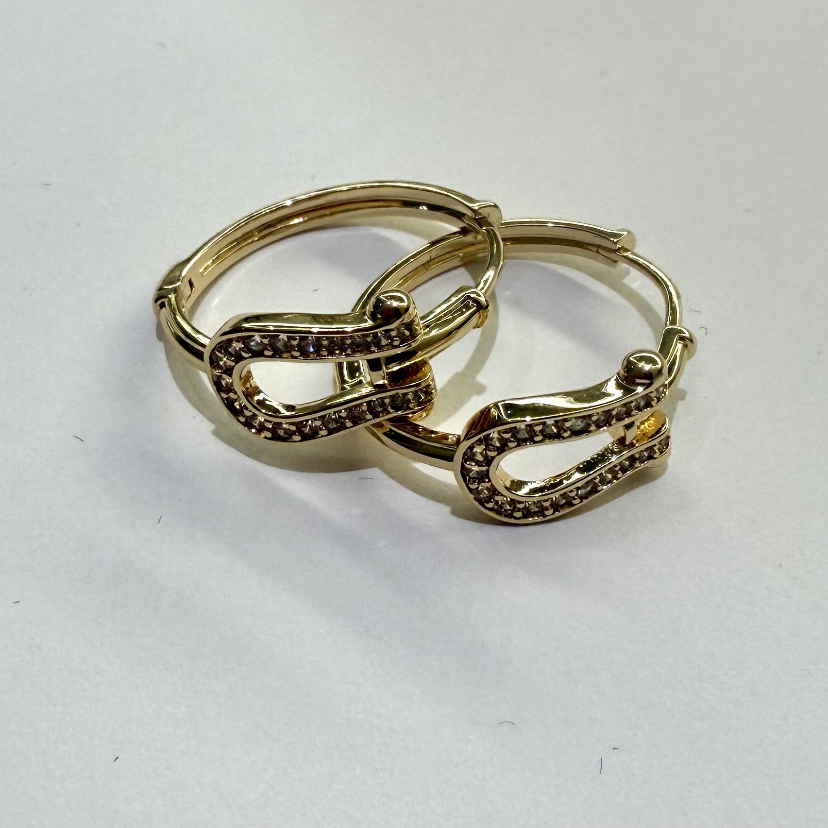 Stirrup Hoop Earrings