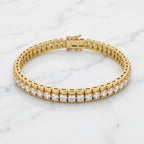 Halo Line Tennis Bracelets