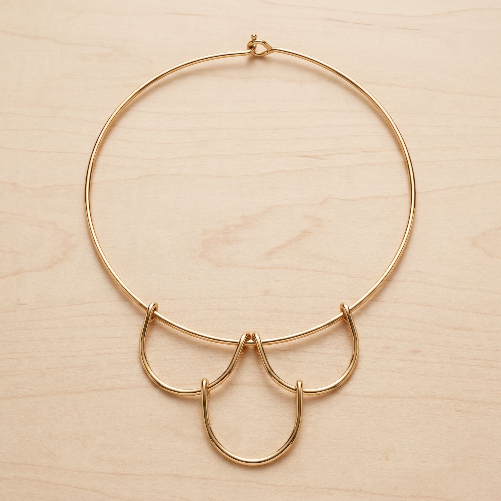 Aurelia Trio Vintage Gold Filled Necklace