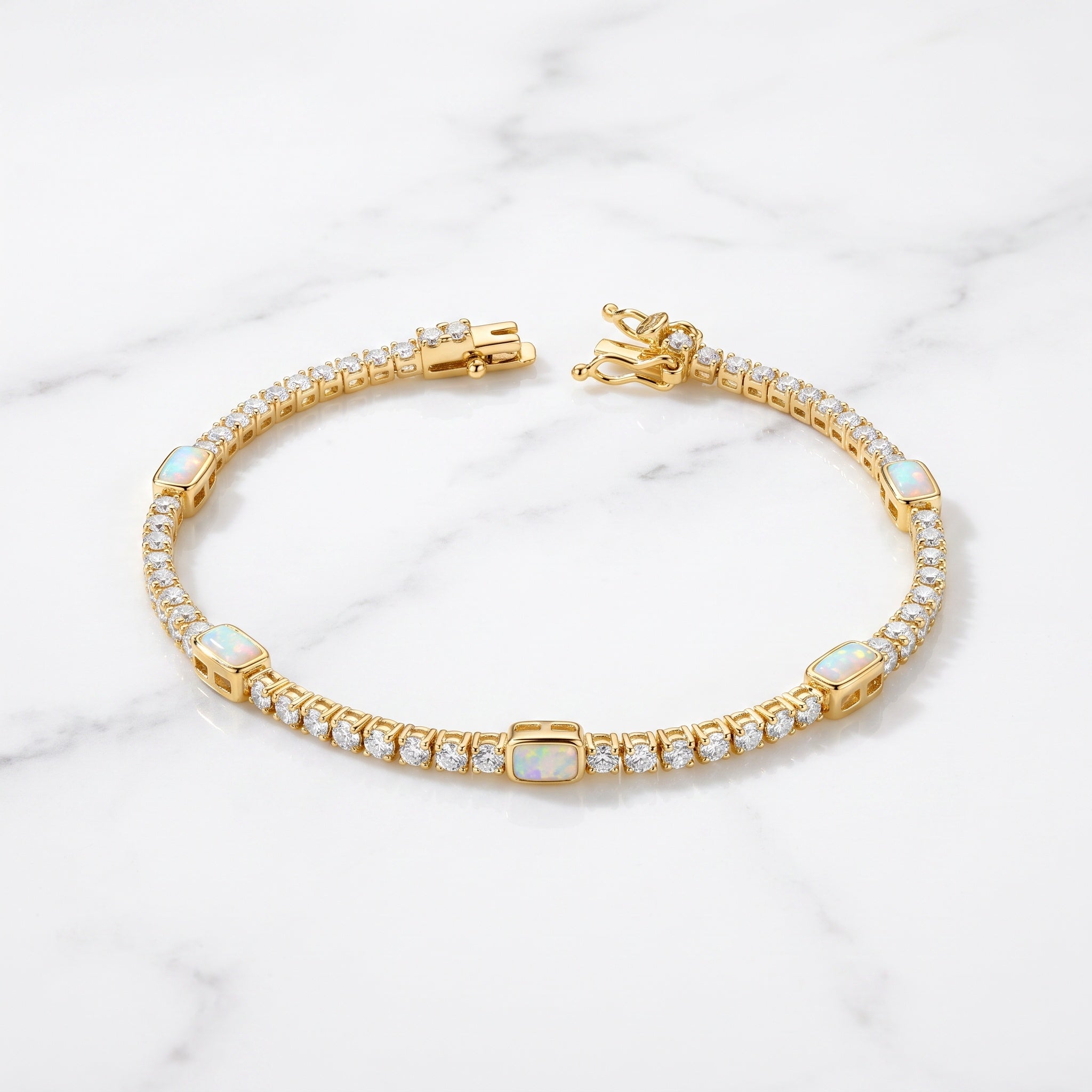 Opaline Radiance Bracelets