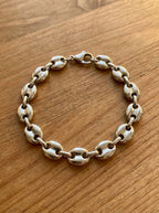 Marinetta Puffed Small Mariner Link Bracelet