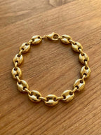 Marinetta Puffed Small Mariner Link Bracelet