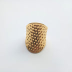 Forge Hammered Saddle Ring