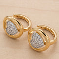 Amour Heart Huggie Earrings