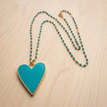 Turquoise Heartline Necklace