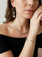 Chevron Laurel Herringbone Bracelet