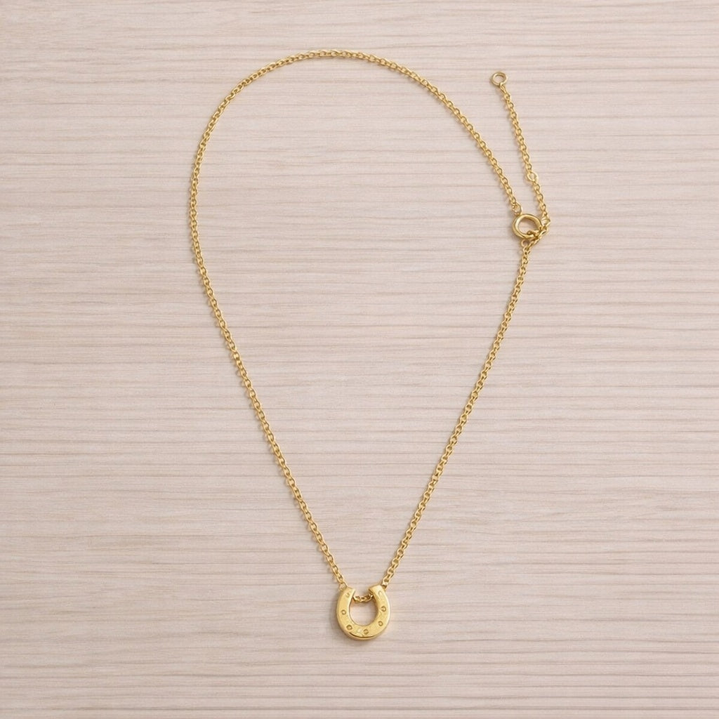 Glide Sliding Horseshoe Necklace