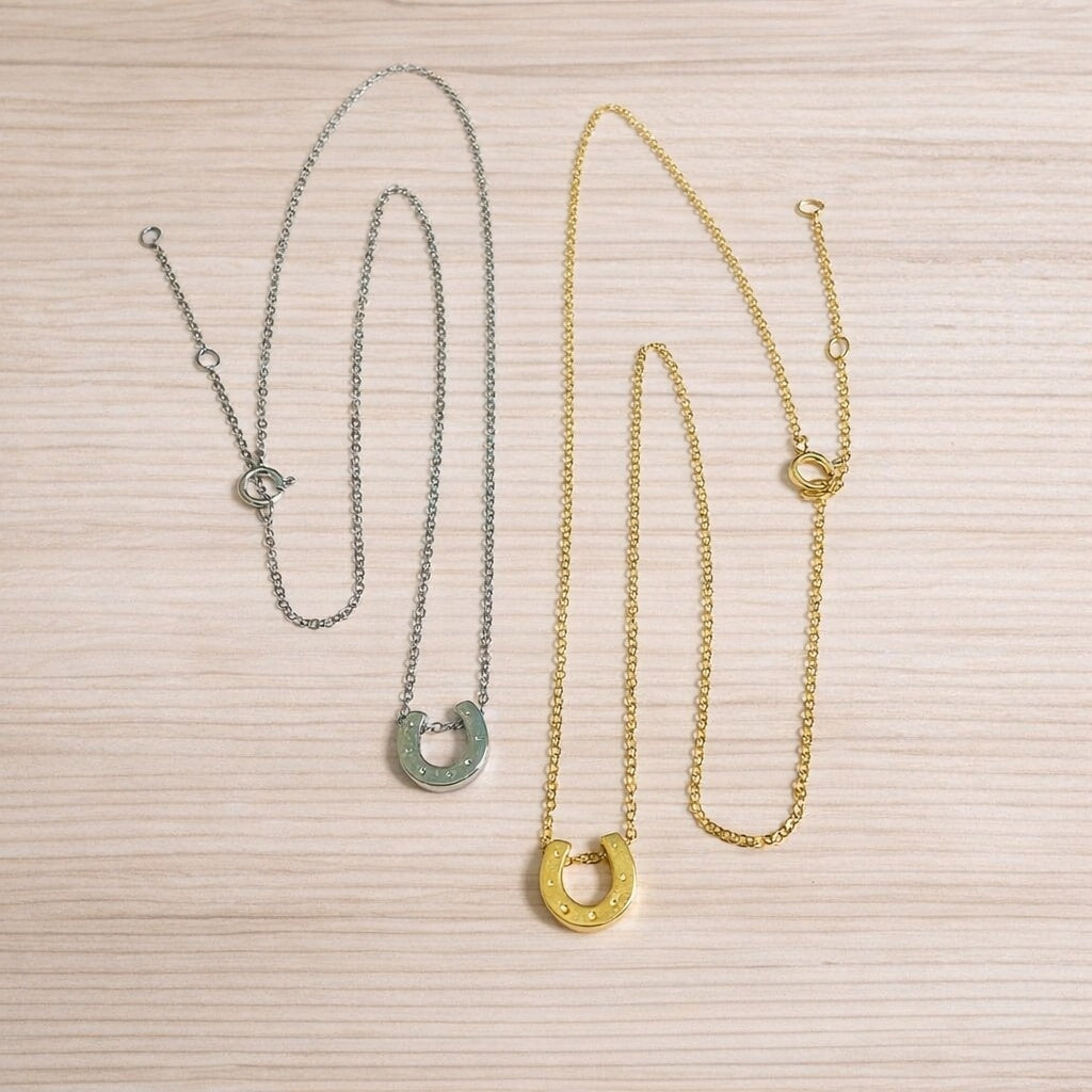 Glide Sliding Horseshoe Necklace