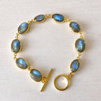 Northern Lights Labradorite Station Bracelet