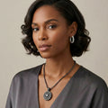 Clear Blossom Quartz Necklace