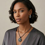 Clear Blossom Quartz Necklace