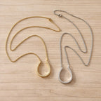 Fortuna Pavé Simulated Diamond Horseshoe Necklace