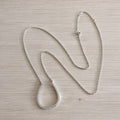 Fortuna Pavé Simulated Diamond Horseshoe Necklace