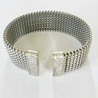 Statement Mesh Cuff Bracelet