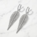 Crystal Fern Earrings