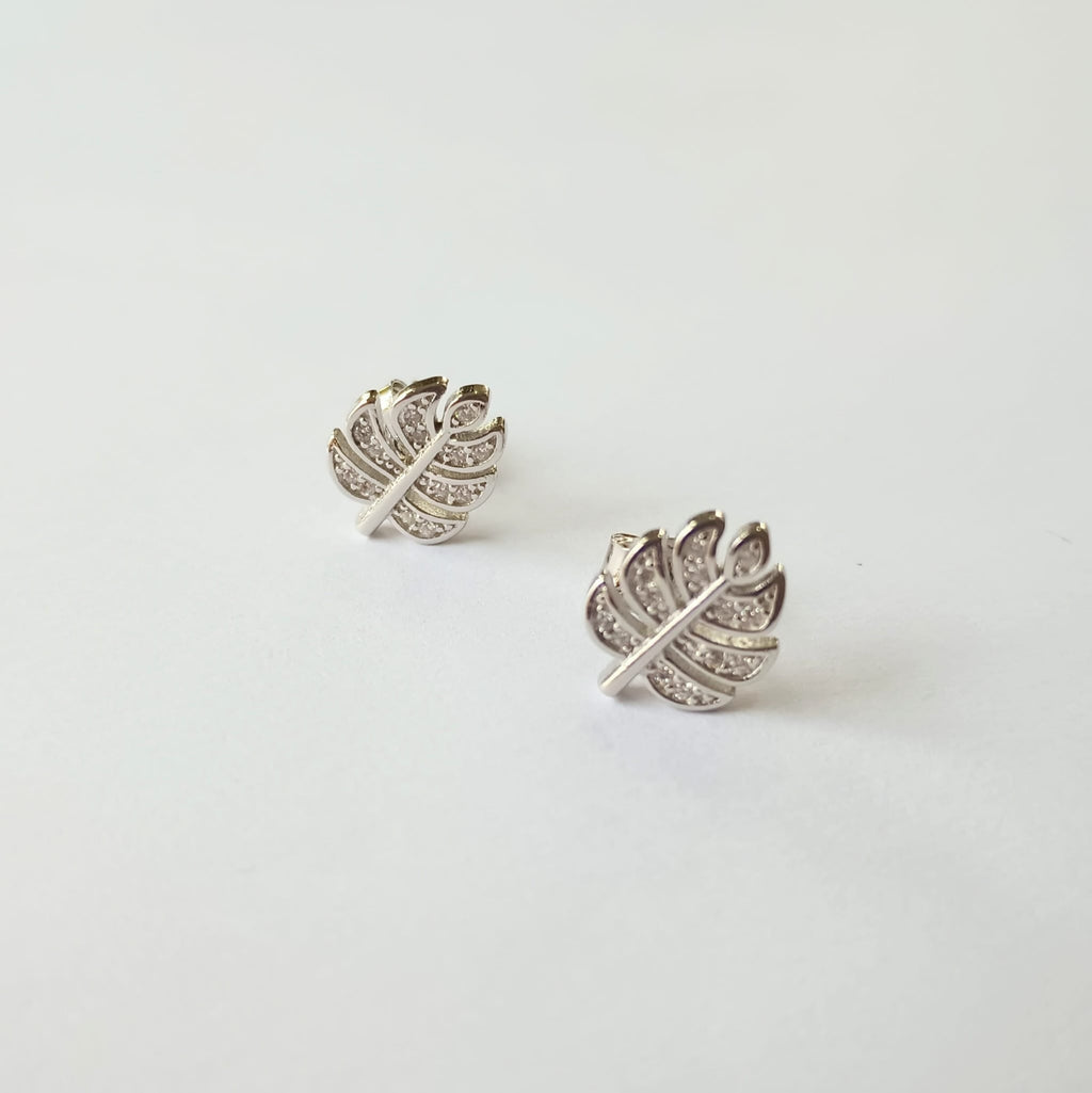 Leaf Stud Post Earrings