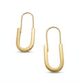 Aurelia Gold-Filled Elongated Hoop Earrings