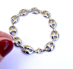 Capri Hollow Puffed Mariner Chain Bracelet