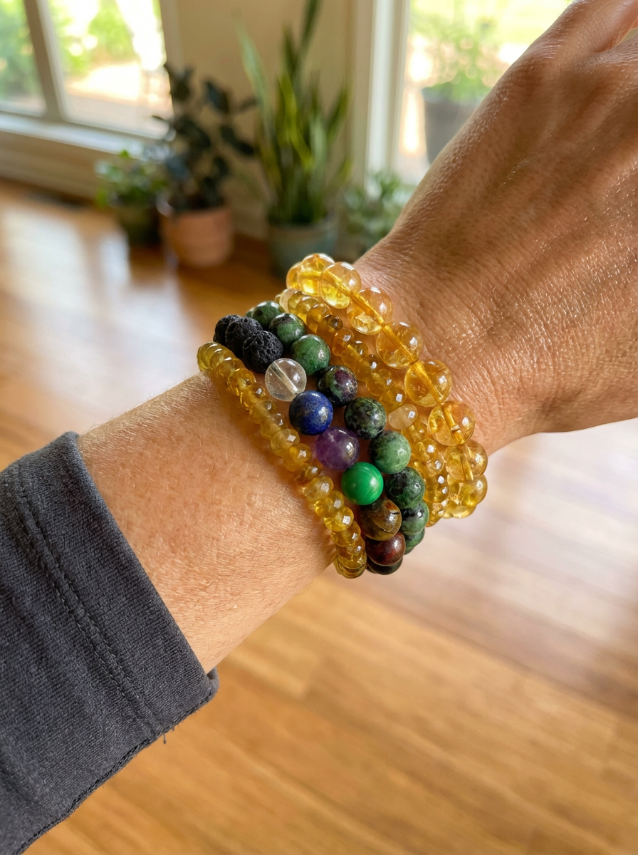 Royal Lapis Lazuli Meditation Bracelet