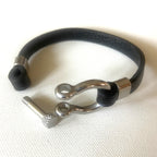 Ranger Shackle Leather Bracelet