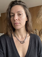 Midnight Clasp Statement Choker