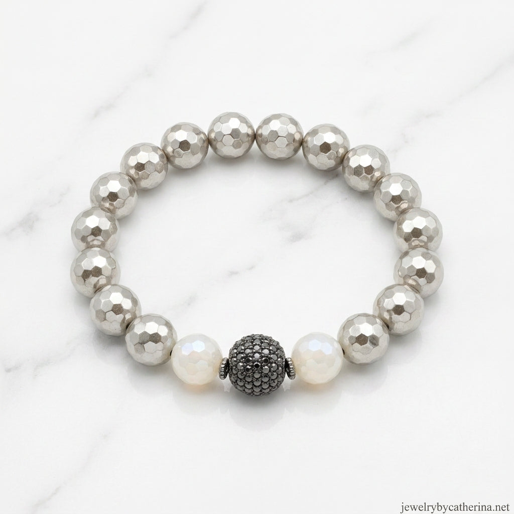 Starlit Wisdom Meditation Bracelet