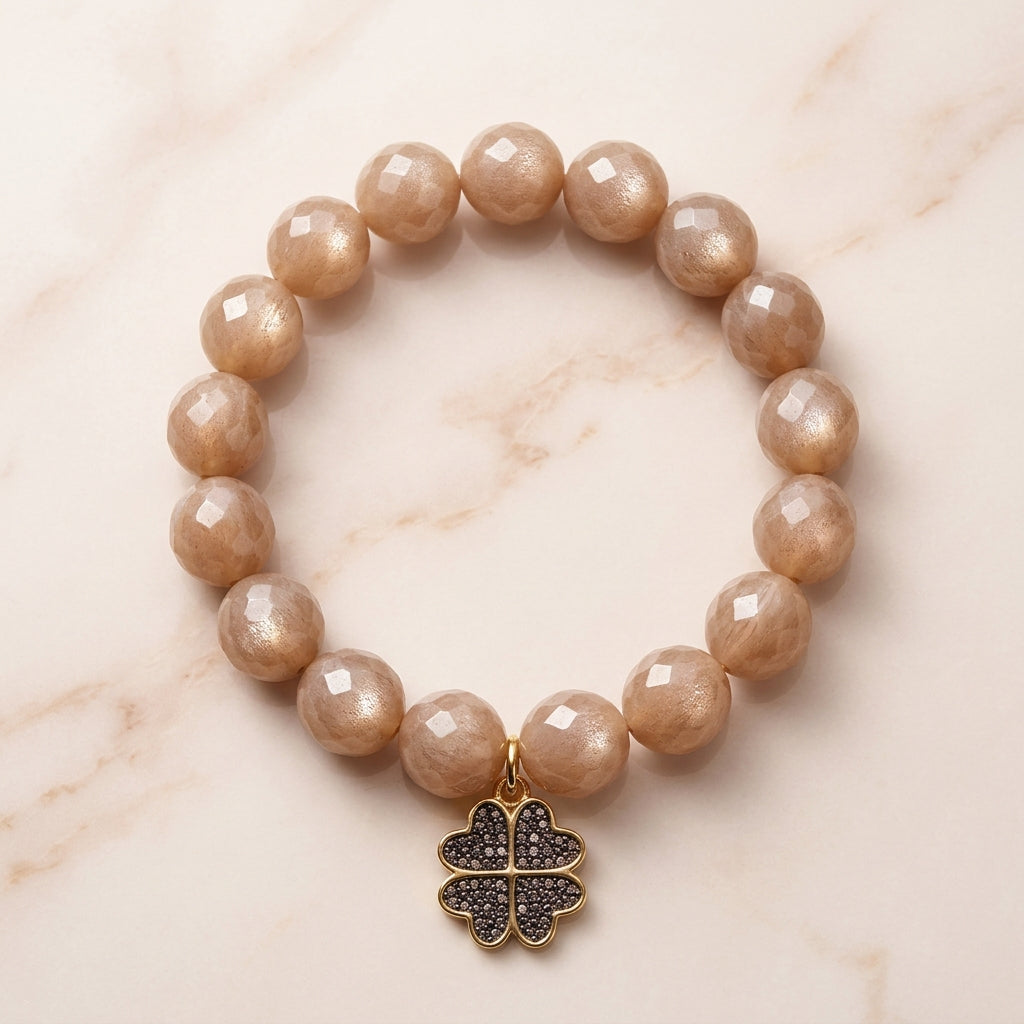Moonlit Clover Bracelet