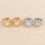 Clover Huggie Hoop Earrings