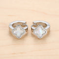 Clover Huggie Hoop Earrings