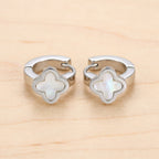 Clover Huggie Hoop Earrings