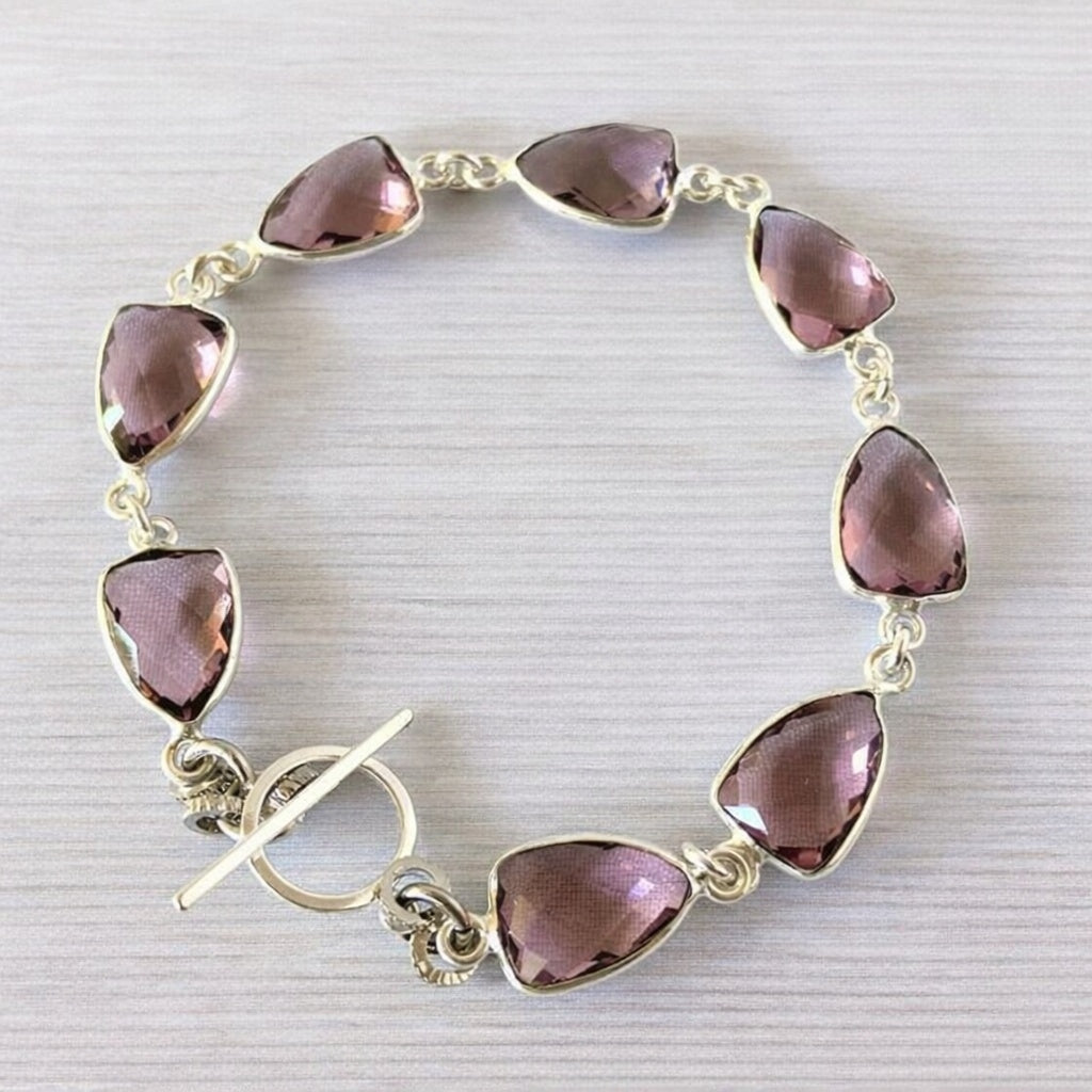 Blush Reverie Morganite Station Bracelet