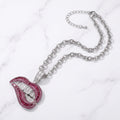 Crimson Spark Necklace