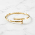 Golden edge Nail Bracelet