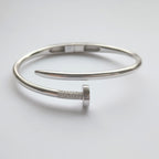Sterling Silver Nail Bracelet