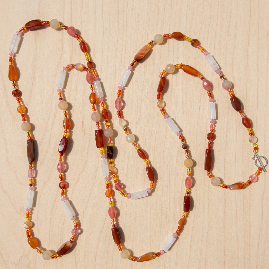 Sunblush Wrap Necklace