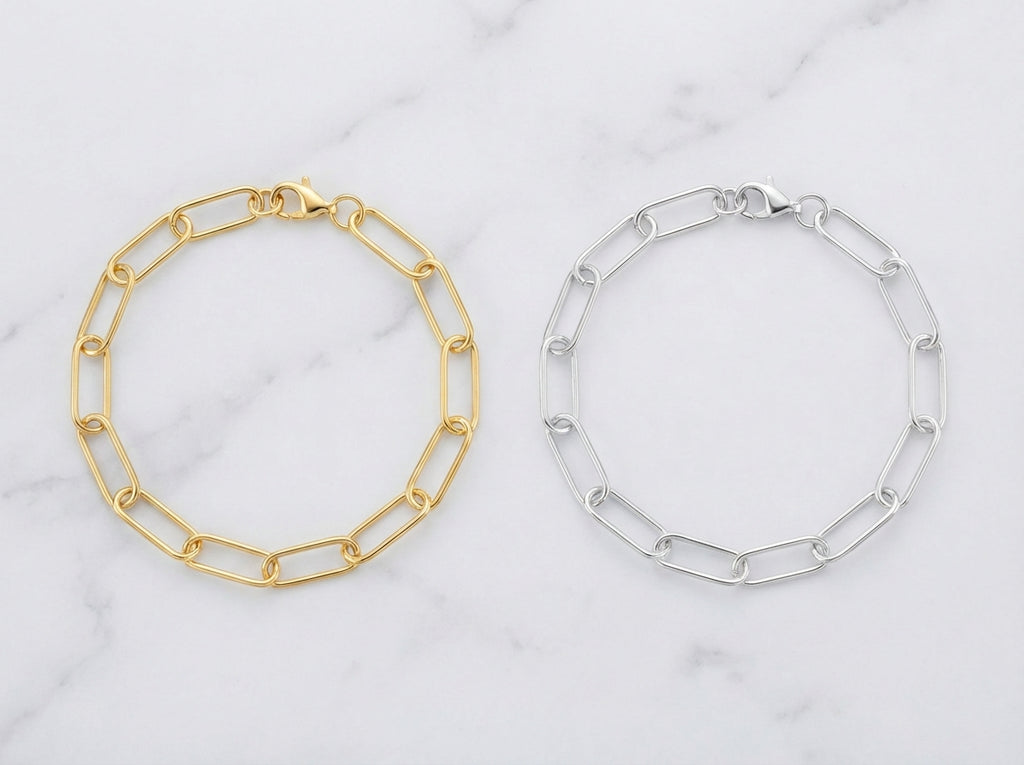 Maison Paperclip Chain Bracelet – Bold Oversized Links