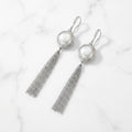 Pearl Cascade Statement Earrings