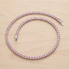 Rose Riviere Tennis Necklacve